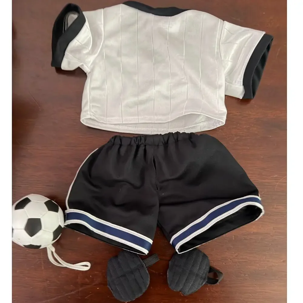 Build-A-Bear Soccer Outfit with Knee Pads and Soccer Ball